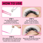 Authentic PRO LASHBEAUTY dual kit package for professional salon eyelash extension services