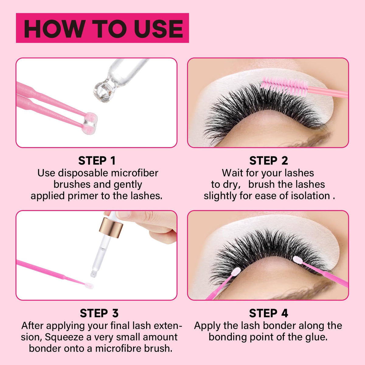 Authentic PRO LASHBEAUTY dual kit package for professional salon eyelash extension services