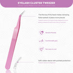 Fast acting lash glue remover bottle from the Byetoce extension kit close up.