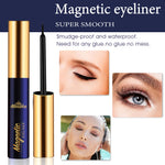 Menaka glue free reusable fake eyelashes micro magnet detail view