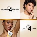 Back of SoftSheen-Carson Magic Razorless Shaving Cream showing application instructions