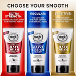 Close up of SoftSheen-Carson Magic Razorless Shaving Cream texture