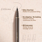 Model showing winged eyeliner look using Judydoll liner
