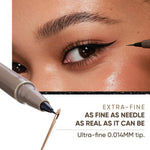 Judydoll eyeliner applicator detail showing flexibility