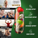 Helix Heal Choless Care sixty vegan capsules packaging information
