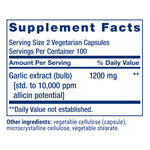 Premium non-GMO gluten-free garlic capsules for heart health and cellular detoxification