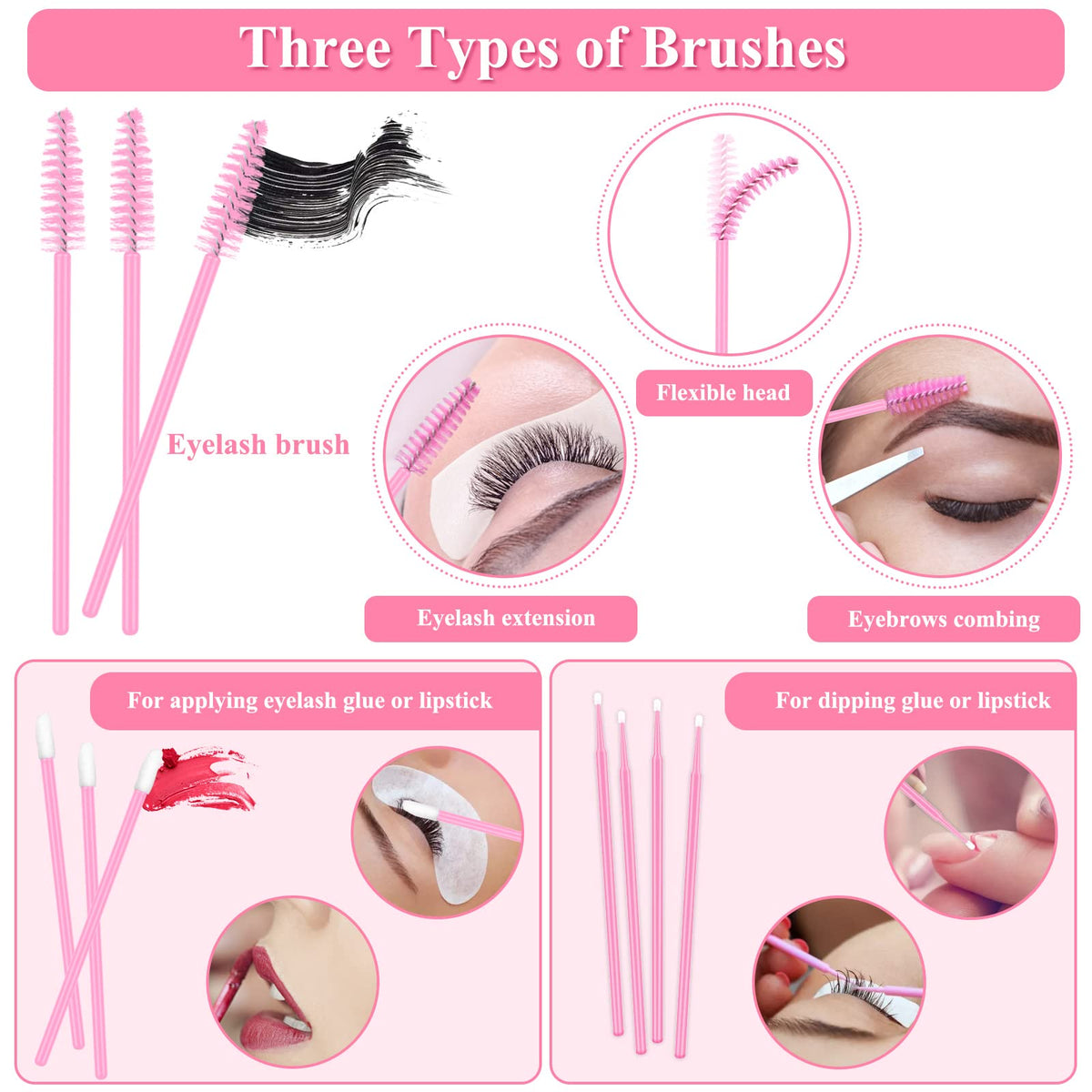 Full collection of 404 pieces professional lash extension supplies kit components displayed together.