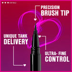 Wet n Wild waterproof liquid eyeliner swatch on hand