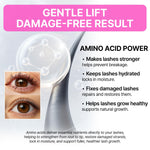Clione Prime nourishing lotion and applicator tools designed to protect eyelashes from breakage during the perm process.