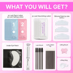 Authentic imported USA beauty packaging of the Clione Prime DIY lash lift kit for salon quality results.