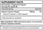 Imported Nature Restore cayenne pepper pills for thermogenic fat burning.