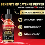 Concentrated cayenne pepper liquid extract by MILIVOL close-up packaging