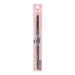 e.l.f. Studio small angled brush showing retail packaging and vegan certifications