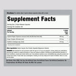 Piping Rock Ultra Max Cayenne Plus packaging showing supplement facts label and 450 mg serving size details