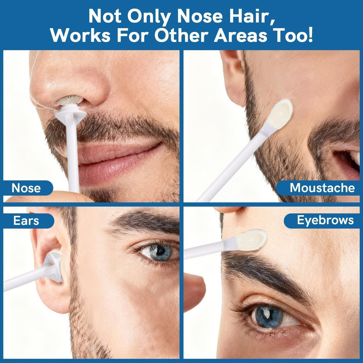 Premium packaging of the authentic USA imported Lifestance ear and nose hair wax system.