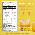 Laird Superfood 2.7 ounce bag showcasing clean plant based hydration mix ingredients.