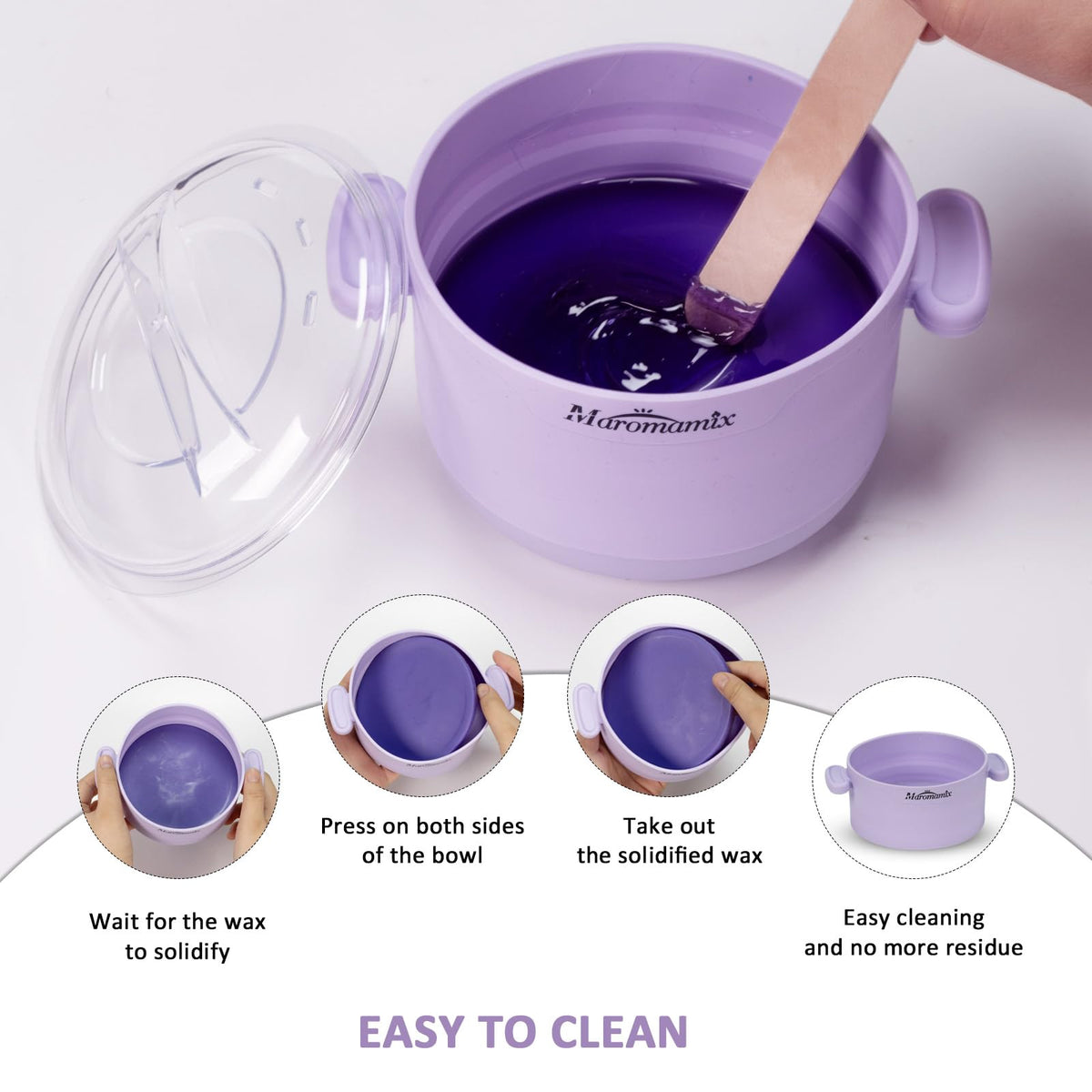 Grooming and personal care hard wax kit suitable for face eyebrows and bikini line