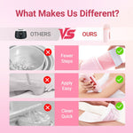Lavender soft wax refills for depilatory roller heater kit
