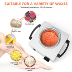 ReFzeg electric wax heater machine with adjustable temperature dial showing 100 degrees Celsius limit