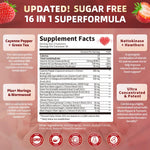 Lukaree sugar free capsaicin supplement complex nutrition label and ingredients list