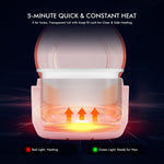 USB powered compact wax heater with specialized nose hair sticks for grooming.