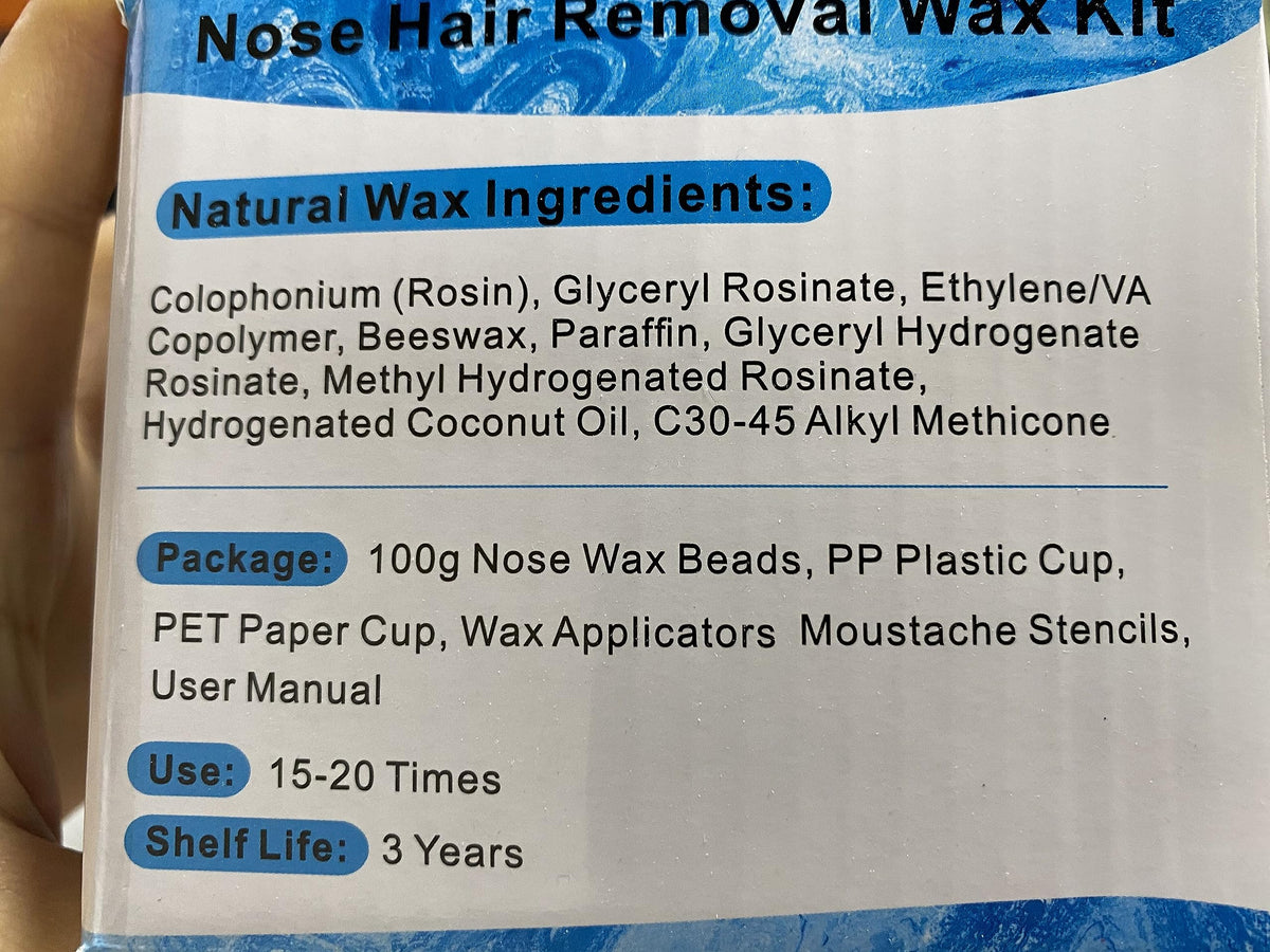 Back label of the authentic USA imported packaging showing product instructions.