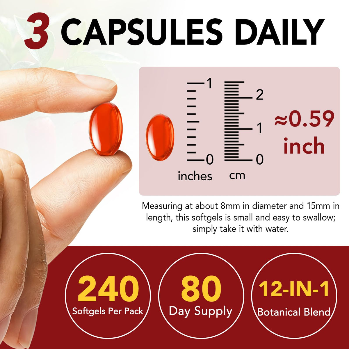 FANSHI cayenne pepper circulation support capsule bottle cap and packaging detail