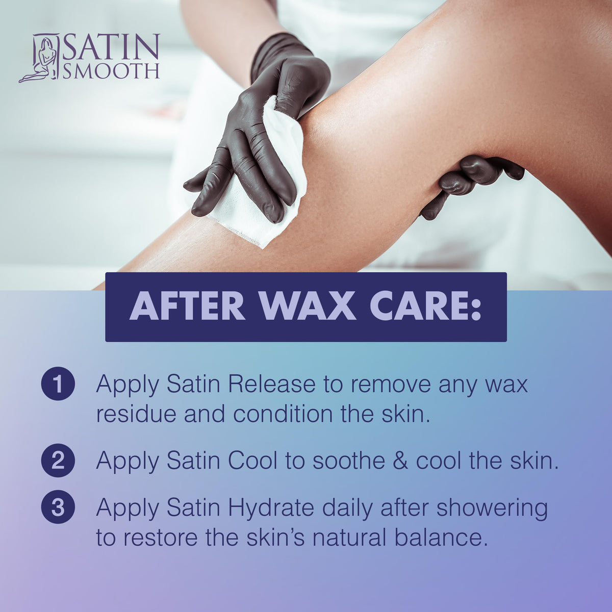 Satin Smooth premium USA imported packaging for the professional Select-A-Temp hair removal system.