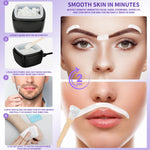 BLUETOP home hair removal set displaying twenty specialized nose and ear wax applicators