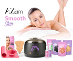 AZAM electric hair removal kit unboxed setup for sensitive skin Brazilian waxing