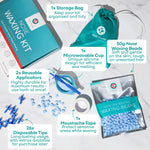 Medi Grade reusable metal nose wax sticks and disposable tips close up