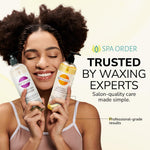 Dermwax complete skin prep and nourishment bundle side by side view