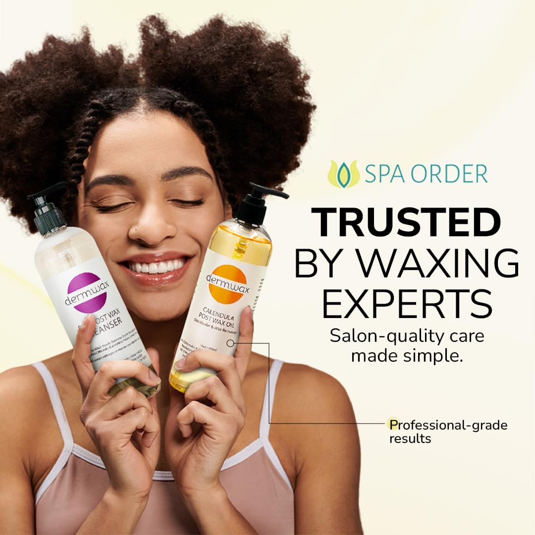 Dermwax complete skin prep and nourishment bundle side by side view