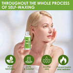 VUEYAA post wax oil and aloe vera gel treatment instructions for salon quality results