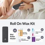 At home waxing kit for arms legs and face hair removal instruction guide