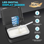 FullWoyi portable wax machine setup with Type-C USB cable and flexible silicone wax pots