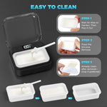 FullWoyi imported travel-friendly electric wax warmer kit showing complete packaging box and contents