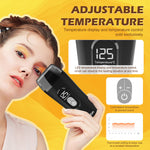 Portable roll on wax warmer with honey cartridges and wax strips