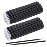 Mekupeu micro applicator brushes used for eyelash extension removal