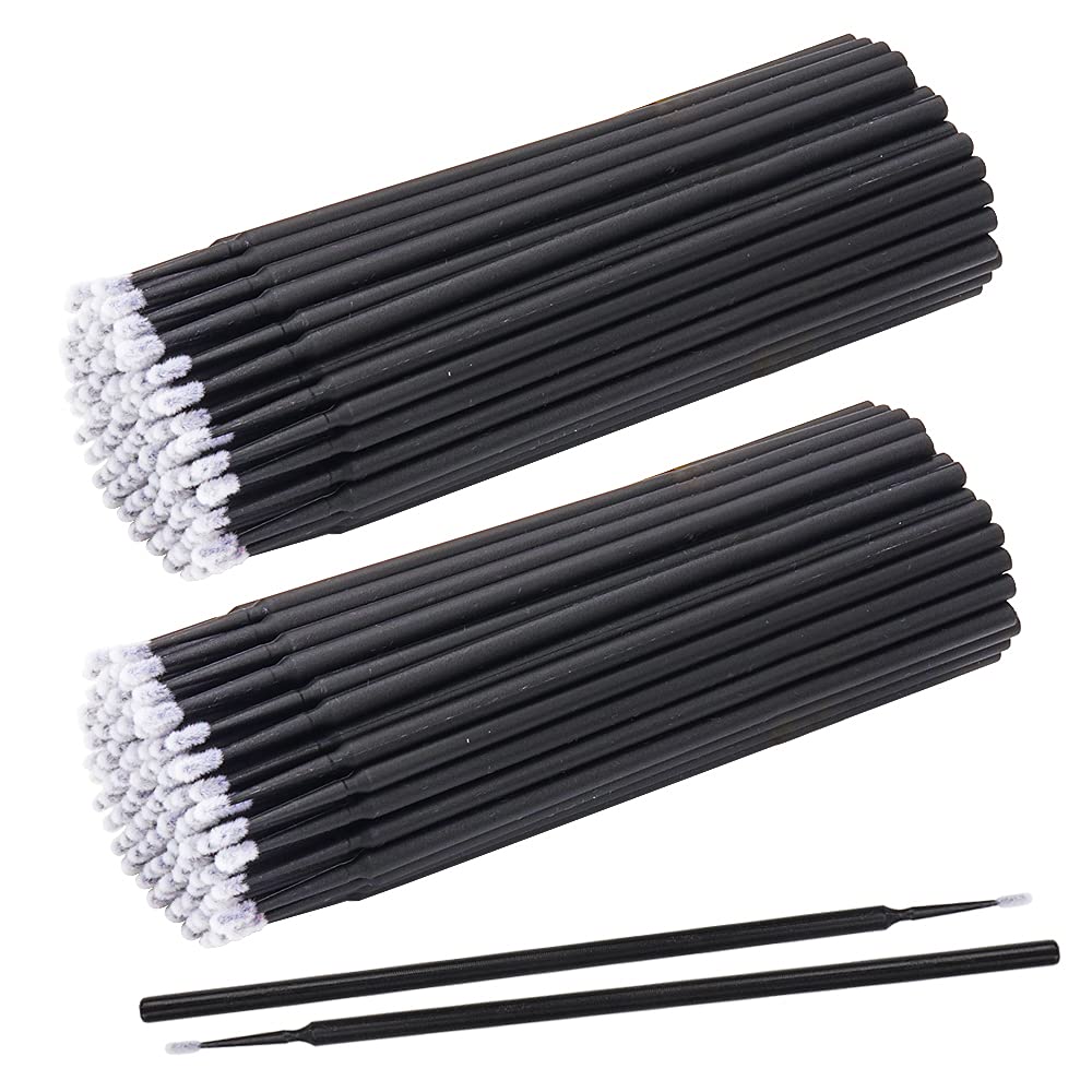 Mekupeu micro applicator brushes used for eyelash extension removal