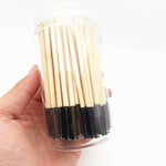 Angelie spoolie brushes in container for eyelash extensions