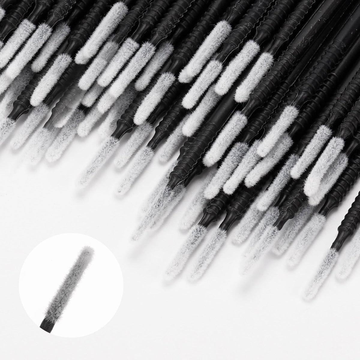 Bulk pack of 500 pieces micro swab applicators for lashes