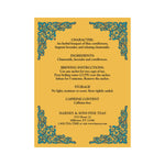 Authentic Harney and Sons herbal tea showing ingredients and silken sachets