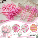 Huaxiyan disposable silicone spoolies with two-toned handles