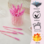 Flexible silicone brush head for lash extensions