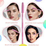 Close up of 50 piece silicone mascara wand set