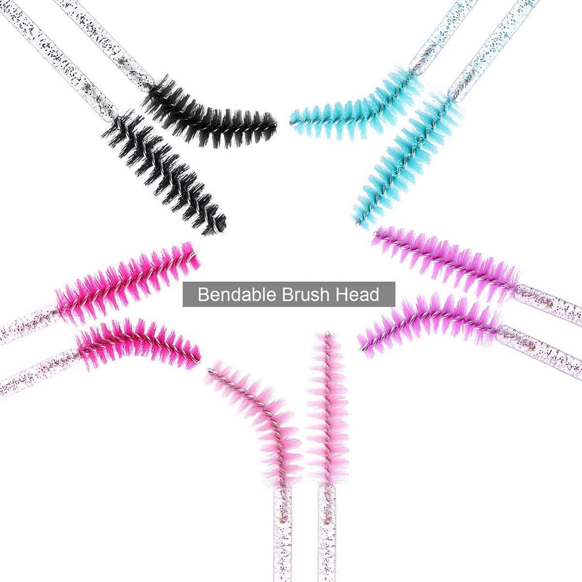 Bendable brush head of Tbestmax mascara wands