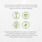 Secrets of the Tribe USA crafted organic cardamom capsules bottle standing on a clean background