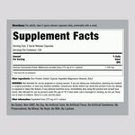 Piping Rock Chamomile Concentrated Extract bottle side view showing supplement facts and ingredient layout.
