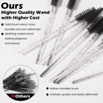 Bulk pack of 300 mascara wands with storage pouch